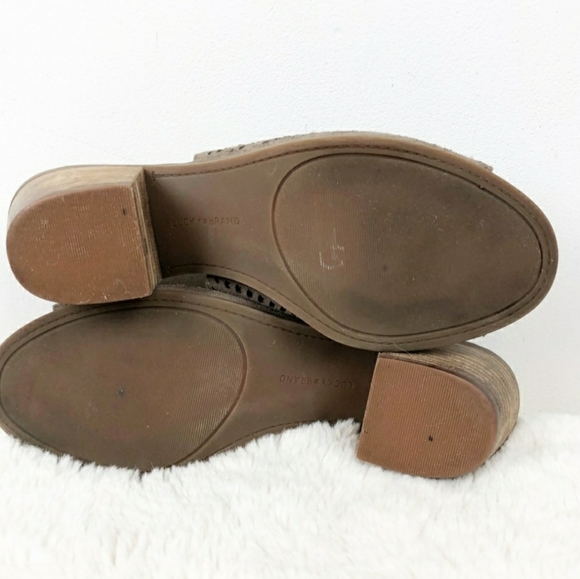 Lucky Brand Slingback Stacked Heel 9 - Picture 3 of 3